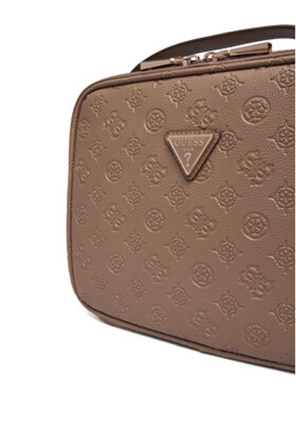 Guess Kosmetyczka TWDP74 52045 Beżowy. Kolor: beżowy. Materiał: skóra