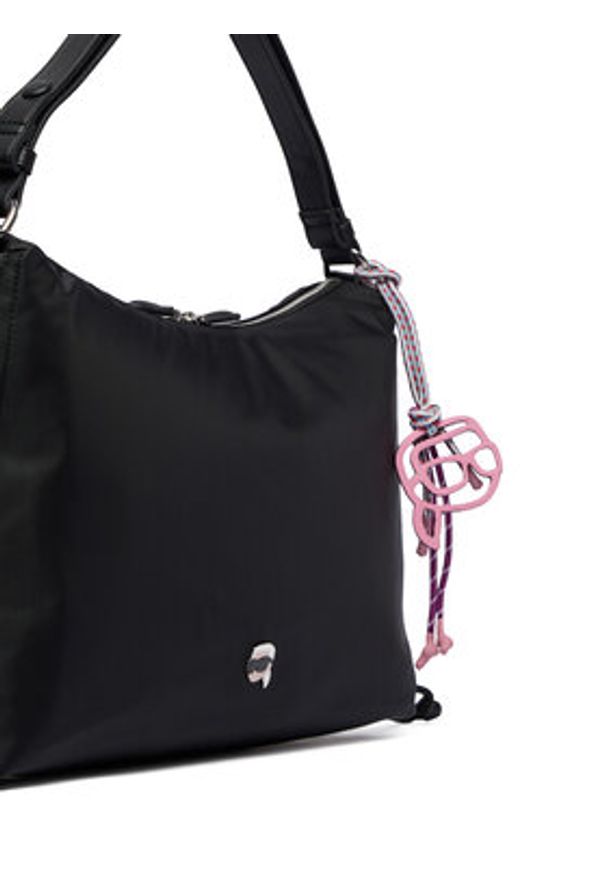 Karl Lagerfeld - KARL LAGERFELD Torebka A4W30014 Czarny. Kolor: czarny. Materiał: skórzane