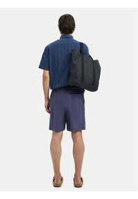 Selected Homme Szorty materiałowe 16097541 Fioletowy Loose Fit. Kolor: fioletowy. Materiał: len