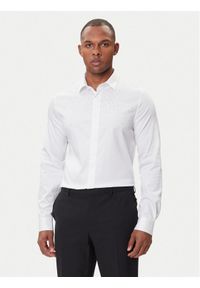 Armani Exchange Koszula XM001504 AF10192 U0002 Biały Regular Fit. Kolor: biały. Materiał: bawełna #1