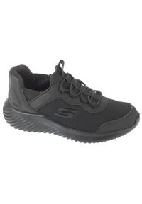 skechers - Buty sportowe Sneakersy dziewczęce, Slip-Ins: Bounder - Brisk-Burst. Kolor: czarny. Model: Skechers Sport. Sport: turystyka piesza