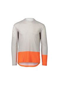 Bluza rowerowa męska POC MTB Pure L/S Jersey. Kolor: żółty, szary, wielokolorowy, pomarańczowy. Materiał: jersey. Sport: kolarstwo #1