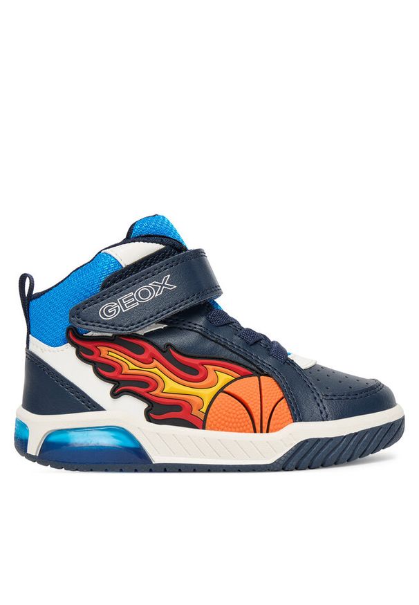 Sneakersy Geox. Kolor: niebieski