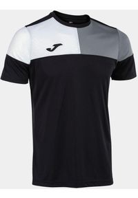 Joma Koszulka Crew Męska 3XS Czarny-Szary-Biały. Kolor: czarny, biały, szary, wielokolorowy. Sport: fitness, piłka nożna