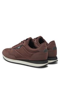 BOSS Sneakersy Kai 50529542 Brązowy. Kolor: brązowy. Materiał: zamsz, skóra #4