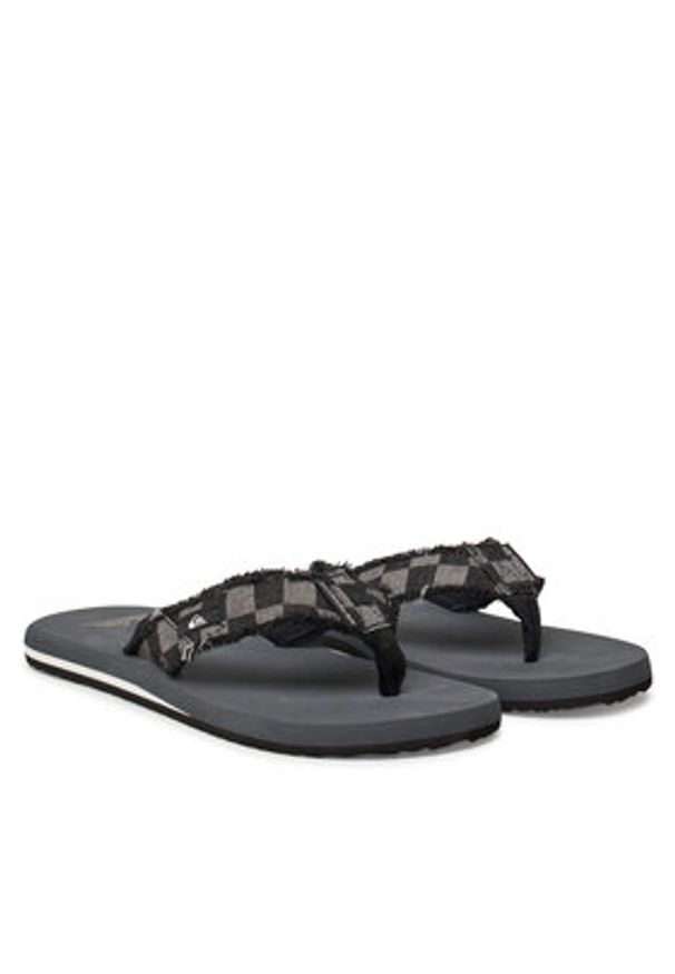Quiksilver Japonki AQYL100047 Czarny. Kolor: czarny. Materiał: materiał