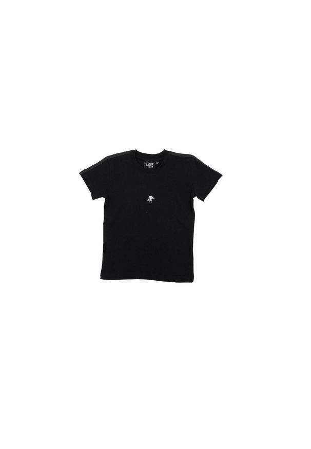 LEONE 1947 APPAREL - T-shirt dziecięcy z krótkim rękawem i opaską New Tape. Kolor: czarny. Długość rękawa: krótki rękaw. Długość: krótkie. Sport: joga i pilates