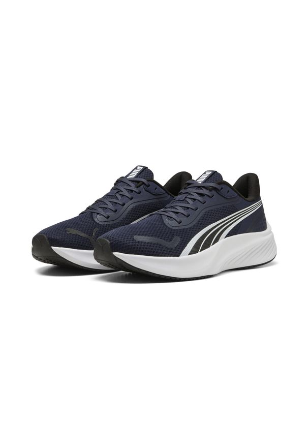 Puma - Buty do biegania Pounce Lite PUMA Navy Blue. Kolor: niebieski, czarny, biały, wielokolorowy