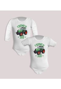 nikiniki - Fendt Farmer — body (Rozmiar: 9M; Długość rękawa: długi; Rodzaj nadruku: Fendt Farmer 309). Materiał: bawełna. Wzór: nadruk #1