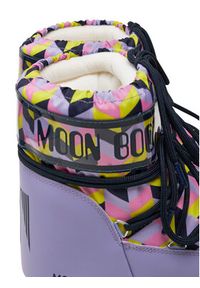 Moon Boot Śniegowce Mb Icon Low Optical 80D1409550 Fioletowy. Kolor: fioletowy. Materiał: materiał #3