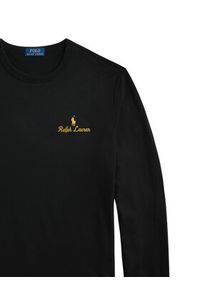 Polo Ralph Lauren Longsleeve 710981783001 Czarny Regular Fit. Typ kołnierza: polo. Kolor: czarny. Materiał: bawełna. Długość rękawa: długi rękaw #6