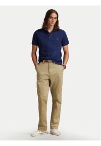 Polo Ralph Lauren Polo Core Replen 710782592 Granatowy Custom Slim Fit. Typ kołnierza: polo. Kolor: niebieski. Materiał: bawełna #4