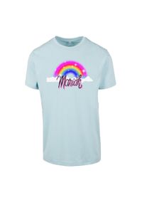 Koszulka damska Urban Classics Mariah Rainbow. Kolor: niebieski #1