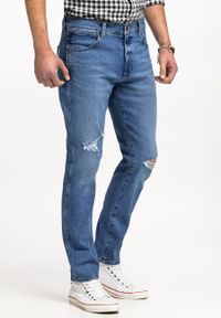 Wrangler - WRANGLER LARSTON MĘSKIE SPODNIE JEANSOWE JEANSY DŻINSY TROPIC THUNDER W18SYLY87 112330758 #9