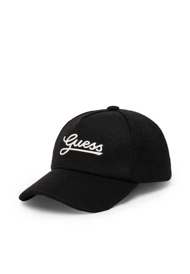 Guess Czapka z daszkiem AW5182 WOL01 Czarny. Kolor: czarny. Materiał: akryl