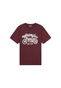 Wrangler - MESKA KOSZULKA WRANGLER AMERICANA TEE DECADENT CHOCOLATE 112371413 #4