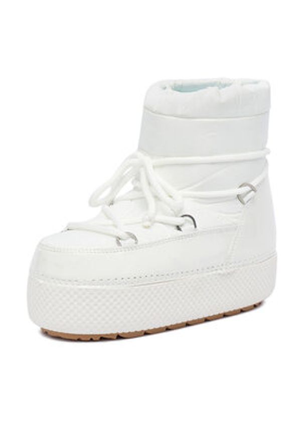 DeeZee Śniegowce DZN-001 Biały. Kolor: biały. Materiał: materiał