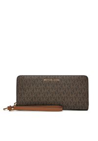 MICHAEL Michael Kors Portfel Jet Set 32F1GJ6E7B Brązowy. Kolor: brązowy. Materiał: skóra #1