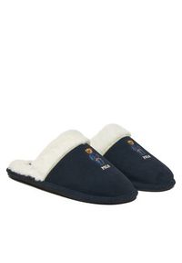 Polo Ralph Lauren Kapcie Kelcie Bear 842P03596001 Granatowy. Kolor: niebieski. Materiał: skóra, zamsz #2