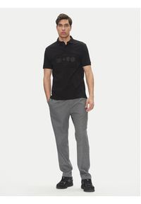 BOSS Polo Percy Heritage 50538111 Czarny Relaxed Fit. Typ kołnierza: polo. Kolor: czarny. Materiał: bawełna #3