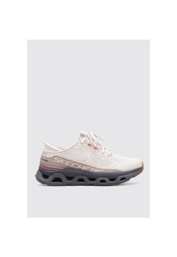 skechers - Buty sportowe Sneakersy damskie, Slip-Ins: Glide-Step Altus. Kolor: beżowy. Sport: turystyka piesza