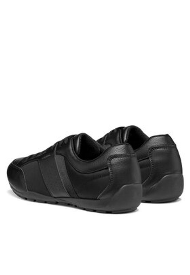 Geox Sneakersy U Ravex U653FA 0BU11 C9999 Czarny. Kolor: czarny. Materiał: materiał