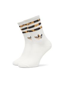 Adidas - adidas Skarpety długie Leopard JV7855 Brązowy. Kolor: brązowy. Materiał: materiał, bawełna #5