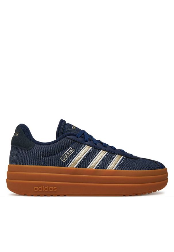 Adidas - adidas Sneakersy VL Court Bold JS4471 Granatowy. Kolor: niebieski. Materiał: materiał