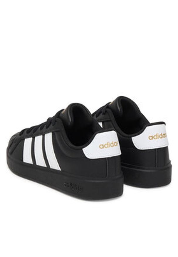 Adidas - adidas Sneakersy Streettalk JS5053 Czarny. Kolor: czarny. Materiał: skóra