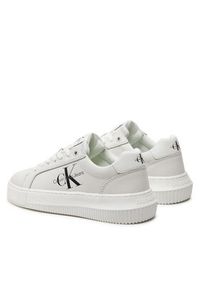 Calvin Klein Jeans Sneakersy Chunky Cupsole Laceup Mon Lth Wn YW0YW00823 Biały. Kolor: biały. Materiał: skóra #6