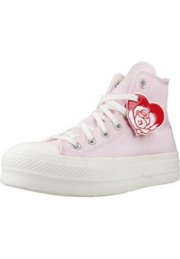Converse - Buty CONVERSE CHUCK TAYLOR ALL STAR LIFT PLATFORM VALENTINE´S DAY Rose. Kolor: różowy. Materiał: tkanina. Obcas: na platformie #1
