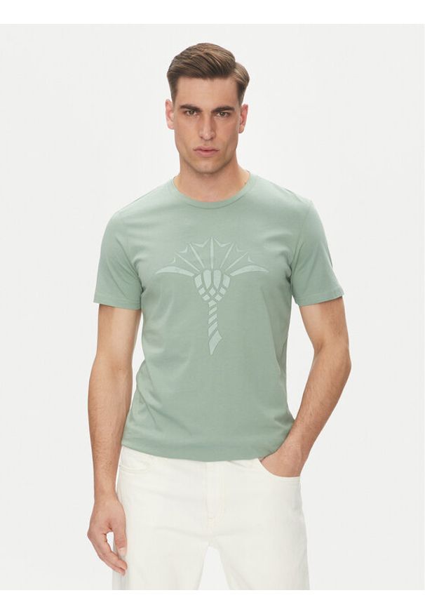 JOOP! T-Shirt 17 JJ-01Alerio-3 30042432 Zielony Modern Fit. Kolor: zielony. Materiał: bawełna