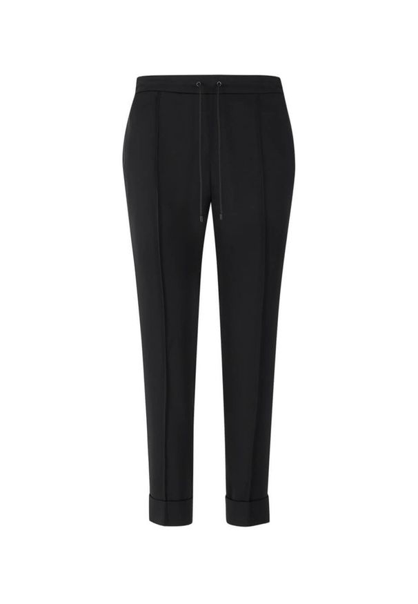 Kenzo - KENZO - Czarne spodnie. Kolor: czarny. Materiał: materiał. Styl: sportowy