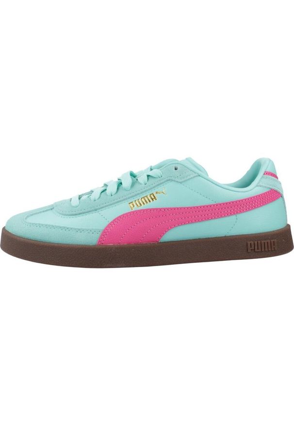 Tenisówki Puma Model Club Ii Era Jr Kolor Zielony. Kolor: różowy. Materiał: skóra, tkanina