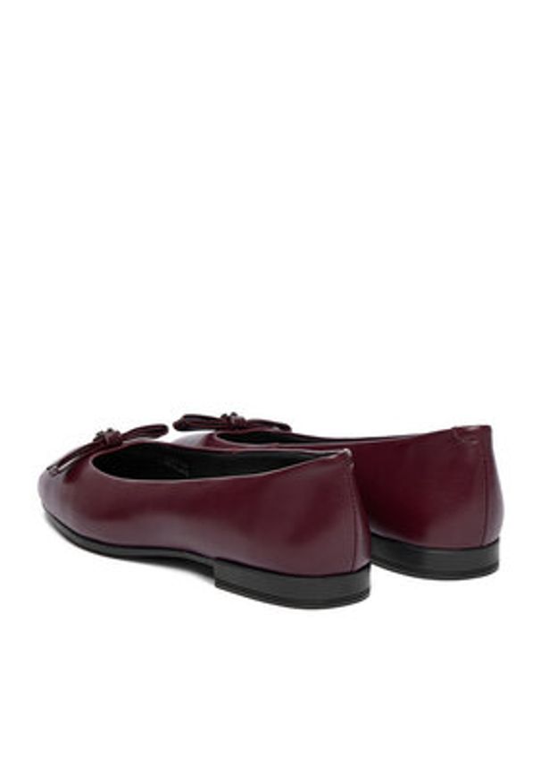 MEXX Baleriny CEO-MX/037C-RST Bordowy. Kolor: czerwony. Materiał: skóra