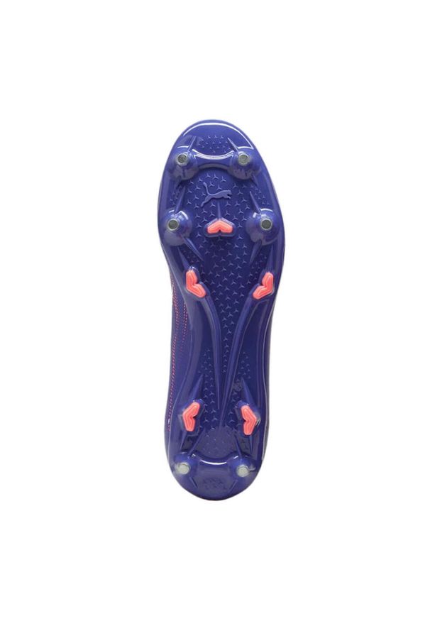Buty piłkarskie męskie Puma 04 Ultra 5 Play Mxsg. Zapięcie: sznurówki. Kolor: fioletowy. Materiał: tkanina, materiał, syntetyk. Szerokość cholewki: normalna. Sport: piłka nożna