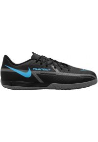 Buty halowe Nike Phantom GT2 Academy Ic Jr DC0816-004 wielokolorowe czarne. Zapięcie: sznurówki. Kolor: wielokolorowy. Materiał: guma, syntetyk. Szerokość cholewki: normalna. Sport: piłka nożna