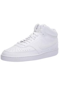 Nike - Buty na co dzień męskie NIKE COURT VISION MID wysokie. Okazja: na co dzień. Kolor: biały. Materiał: skóra. Model: Nike Court. Sport: koszykówka #2