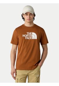 The North Face T-Shirt Easy NF0A8A6C Pomarańczowy Regular Fit. Kolor: pomarańczowy. Materiał: syntetyk