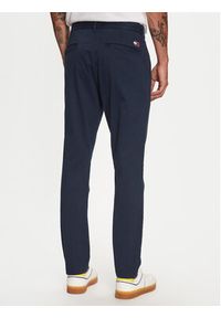 Tommy Jeans Chinosy Austin DM0DM20445 Granatowy Slim Fit. Kolor: niebieski. Materiał: bawełna #3