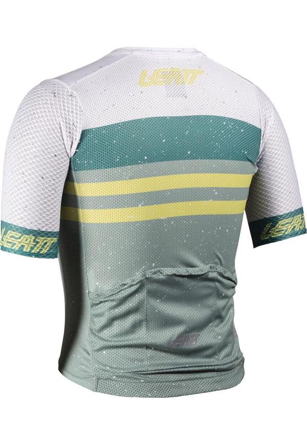 LEATT - Koszulka rowerowa damska Leatt Jersey MTB Endurance 6.0. Kolor: wielokolorowy, niebieski, szary. Materiał: jersey