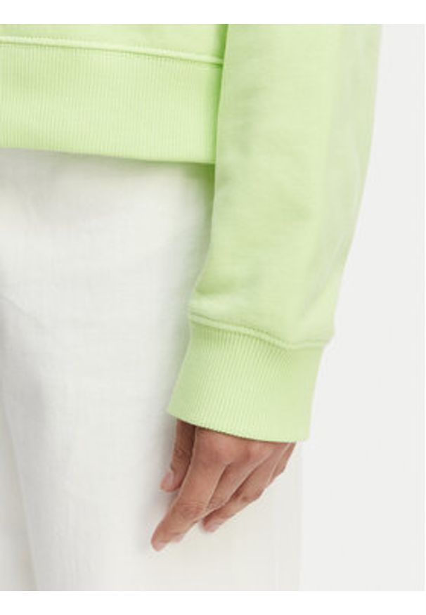 Tommy Jeans Bluza Athleisure Metallic DW0DW22996 Zielony jasny Relaxed Fit. Kolor: zielony. Materiał: bawełna