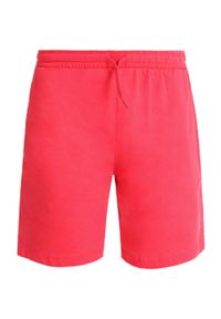 Eastpak - Damskie szorty bawełniane ATHL DPT Almina – 2 kieszenie, troczek w pasie. Kolor: różowy. Materiał: bawełna. Długość: krótkie #1