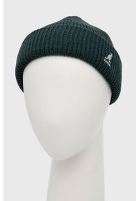 Kangol czapka kolor zielony z grubej dzianiny. Kolor: zielony. Materiał: dzianina #2