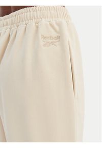 Reebok Spodnie dresowe Reebok x Ewa Chodakowska RK25624CCW Beżowy Wide Leg. Kolor: beżowy. Materiał: syntetyk #2