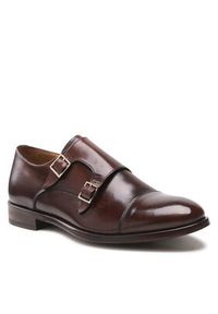 Lord Premium Półbuty Double Monks 5502 Brązowy. Kolor: brązowy. Materiał: skóra #4