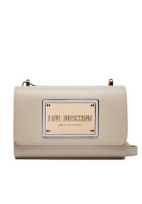 Love Moschino - LOVE MOSCHINO Torebka JC4355PP0IK1211A Beżowy. Kolor: beżowy. Materiał: skórzane