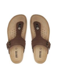 Geox Japonki D Brionia D35LSK00032C6009 Brązowy. Kolor: brązowy. Materiał: skóra, nubuk #3