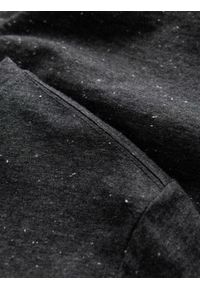 Ombre Clothing - T-shirt męski z ozdobnym efektem confetti - czarny V5 OM-TSCT-0178 - XXL. Okazja: na co dzień. Kolor: czarny. Materiał: bawełna. Wzór: jednolity. Styl: casual #8