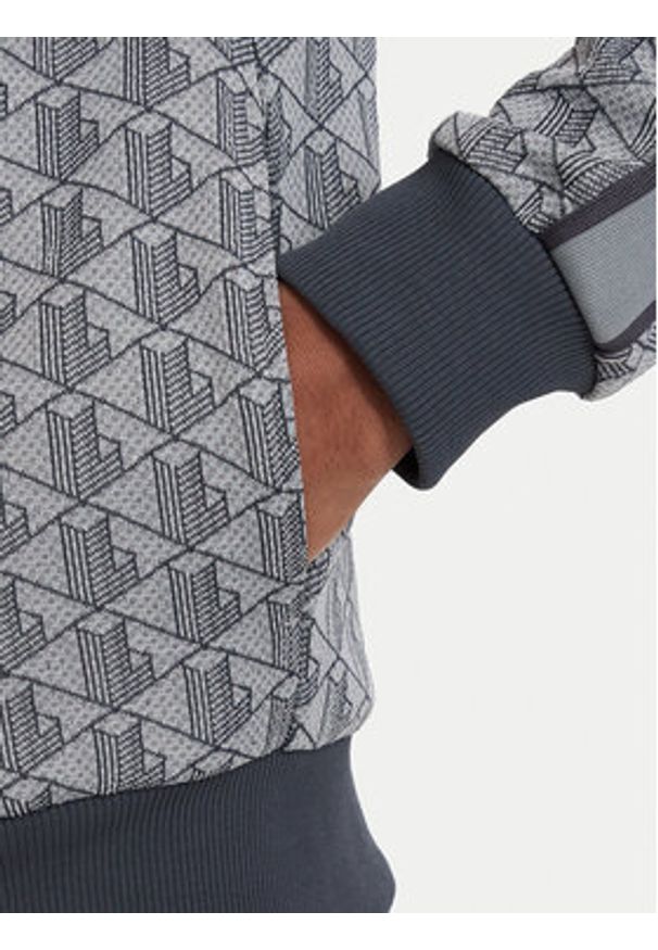 Lacoste Bluza SH1368 Szary Regular Fit. Kolor: szary. Materiał: bawełna